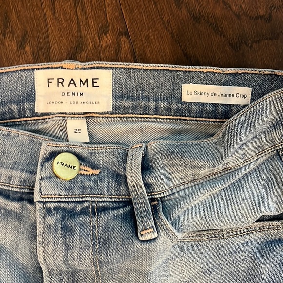 Frame Denim Denim - Frame Denim Le Skinny De Jeanne Crop Jeans 25 EUC